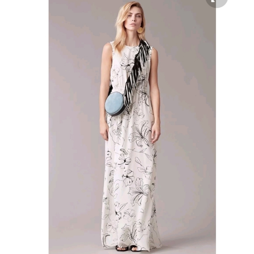 Diane Von Furstenberg Silk Cinched Waist Dress